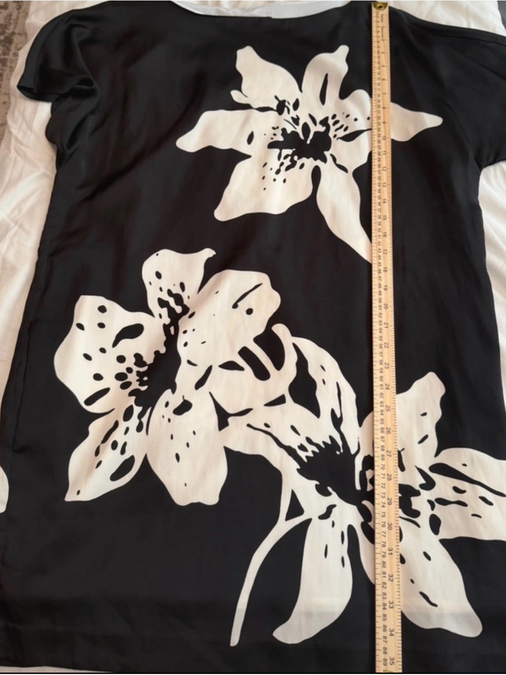 Banana Republic Black and White Floral Dress